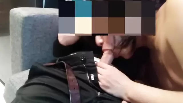 Mexican chick gave a blowjob and swallowed the cum